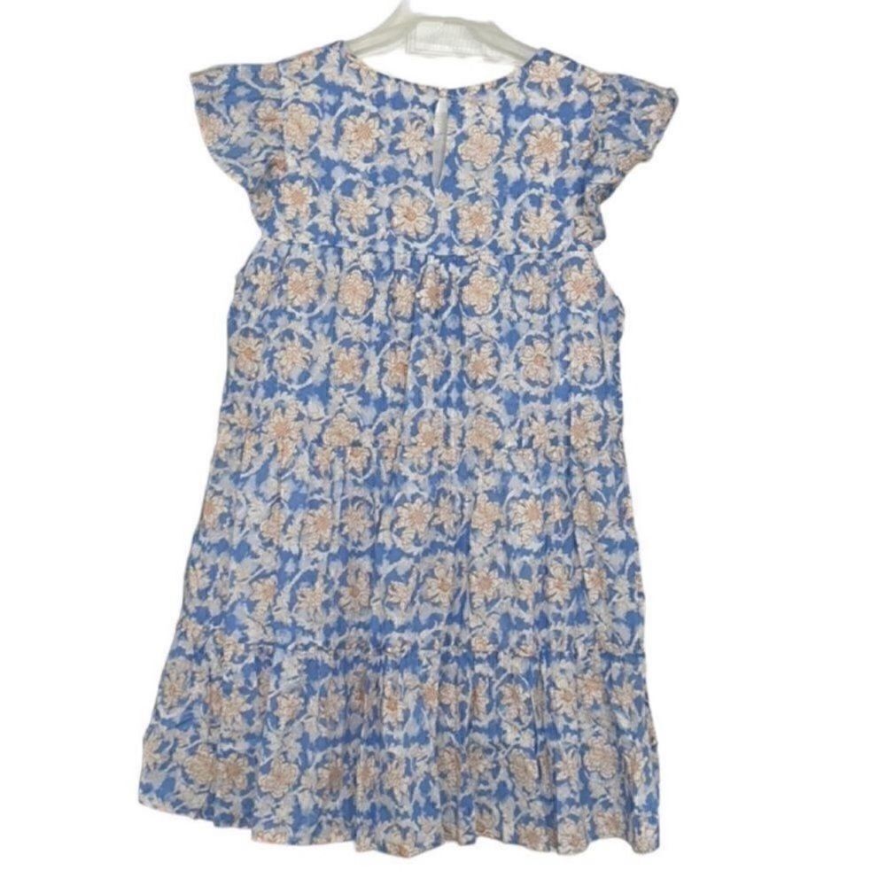 Love Colette Floral Print Cotton Mini Dress(Size Small)